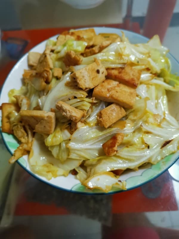 包菜豆腐