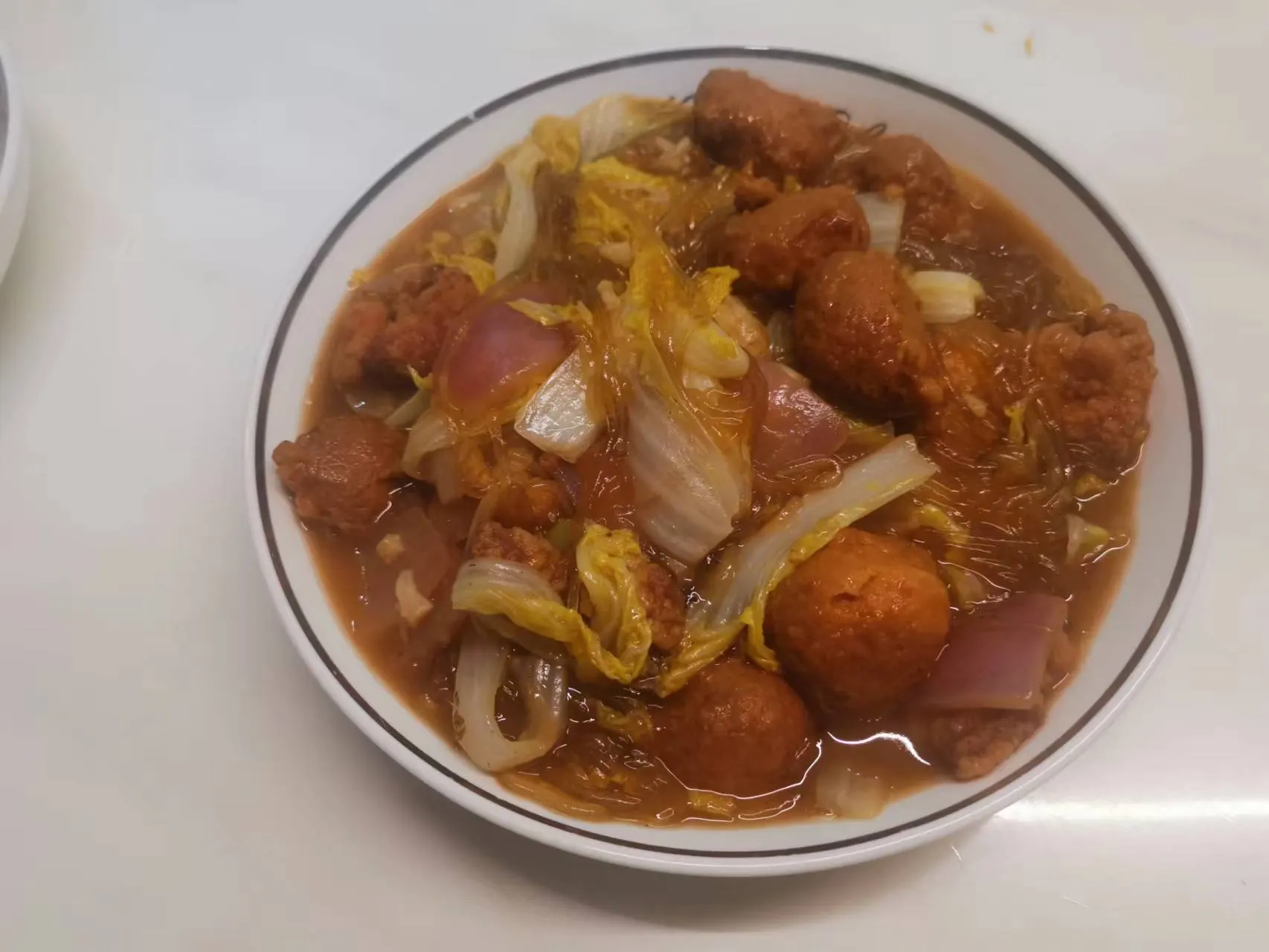 小酥肉烩白菜